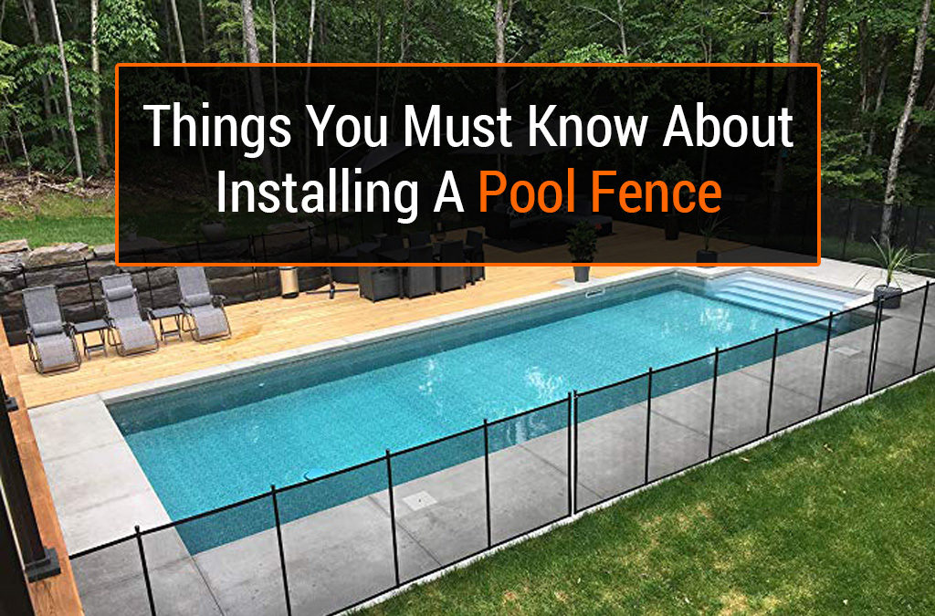 Install pool fence
